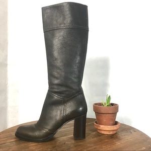 Cordani Brown Leather Boots Made in Italy size 35